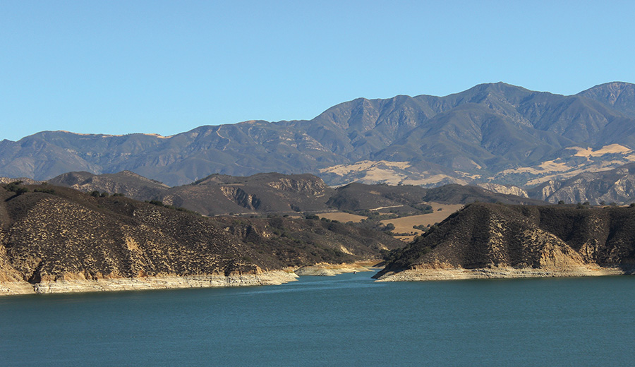 Lake Cachuma Drought Image 2013